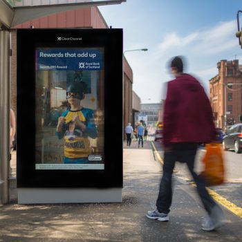 Great to see RBS on Adshel Live screens in Glasgow @clearchanneluk #dooh